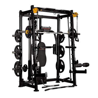 China Multifunctional Gym Equipment Bodybuilding Trainer Smith Machine Home Gym Life Fitness Blacksmith Multifunctional Training Machine for sale