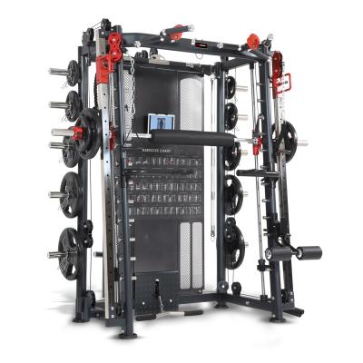 China Multifunctional Fitness Equipment Full Suit Multiplayer Strength Trainer Smith Machine for sale