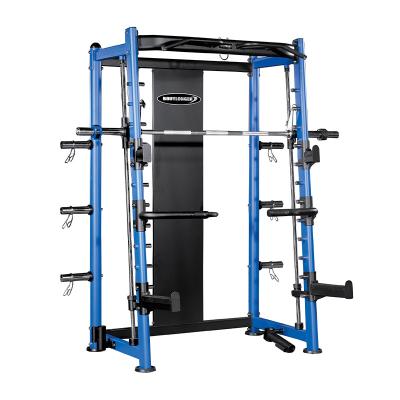 China Multifunctional Trainer Exercising Multiplayer Gym Equipment Multi Smith Crossover Multi Squat Rack Cable Rack Power Machine for sale