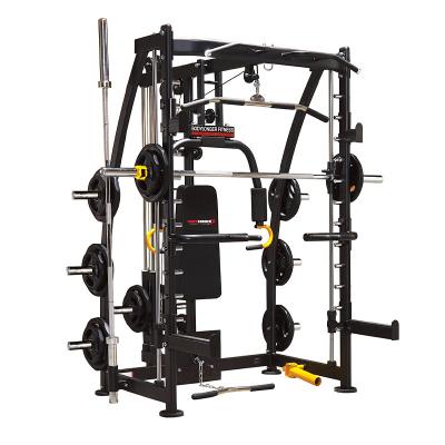 China Home and Gym Multiplayer Training Use Multi Functional Gym Machine Equipment with Trainer Smith Multi Function Small Bird Smith Deep Squat Machine for sale