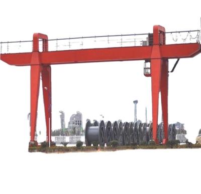 中国 Double Girder Gantry Hoist Crane With Trolley Outdoor 販売のため