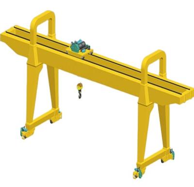 China Double Girder Container Gantry Lift Crane With Trolley for sale