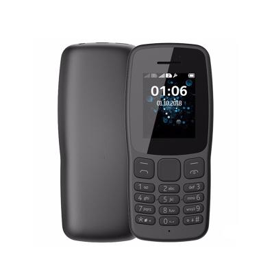 China Black Dual SIM Card Hot Selling Cheap Price 1.77 Inch Dual Sim Card Cell Phone With Camera Mobile Phone For Nokia 106 for sale