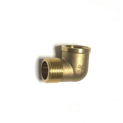 China New Product 3/4 Popular Brass Hex Elbow Adapter Internal Elbow For Pipe Or Hydraulic Fittings for sale