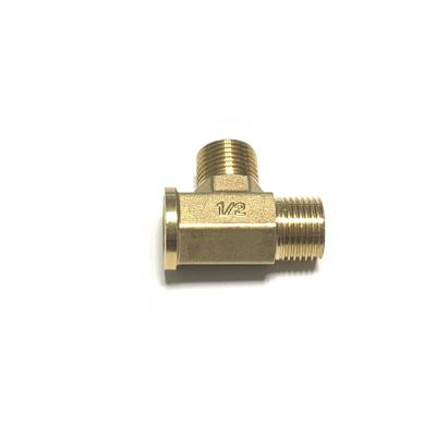 China Wholesale popular high quality durable gas ball valve brass threaded left link connector three for sale