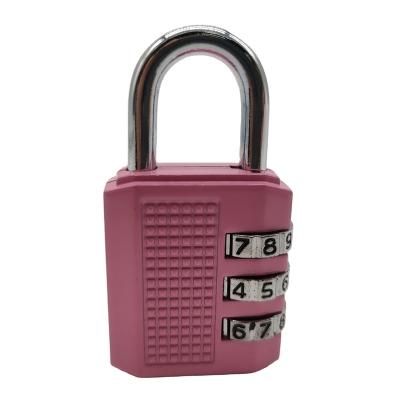 China Suitcase Pink High Quality Password Padlock Passwords Padlock Digital Code Lock for sale