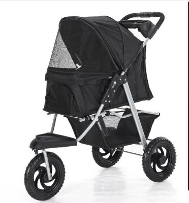 China New Lightweight Folding Pet Stroller Sustainable Pet Stroller Teddy Stroller Factory Direct Sales for sale