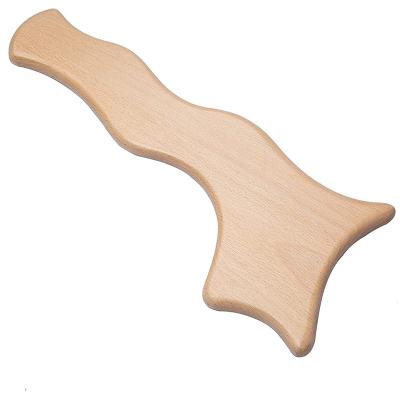 China Comfortable Wooden GuaSha Tools Wood Therapy Paddle Lymphatic Drainage Guasha Massage Soft Tissue Therapy Massage Tools for sale