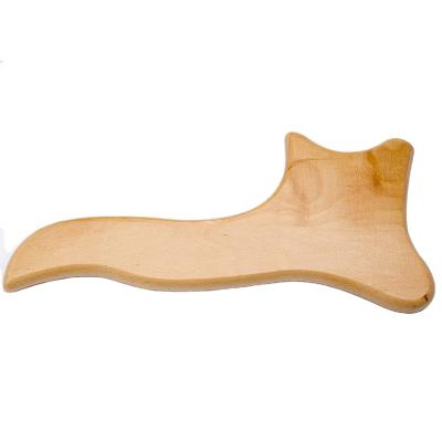 China Comfortable Wooden GuaSha Handheld Massage Tools Wooden Guasha Board for sale