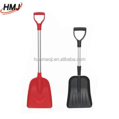 China Durable Camping Garden Tools Snow Supplier With Plastic Bending Handle Snow Steel Shovel for sale