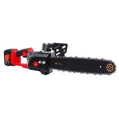 China New Model 16 Inch 36V Anti-skid Portable Chainsaw Handheld Wood Man Lithium Battery Brushless Cordless Electric Chainsaw Machine for sale