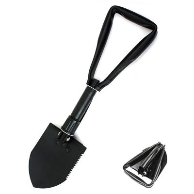 China High Quality Multi-Function Portable High Carbon Steel Car Military Mini D Garden Shovel Engineer Military Folding Survival Outdoor Shovel for sale