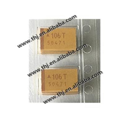 China Tantalum Capacitor IC 10uF 50V D CASE 10% (7.3 x 4.3 x 2.9mm) Automotive Solid SMD ROHS TAJD106K050RNJ for sale