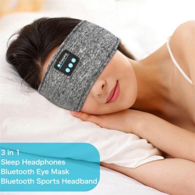 China Sports Headband Sports Headband Wireless Running Headscarf Eye Mask Wireless Earphone For Listening Music Sleep Headband Earphone for sale