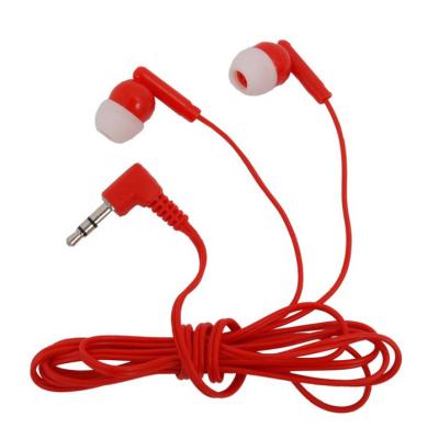 China OEM cheap travel and tourist bus good price disposable earbuds quality 3.5mm aviation stereo wired earphone for sale