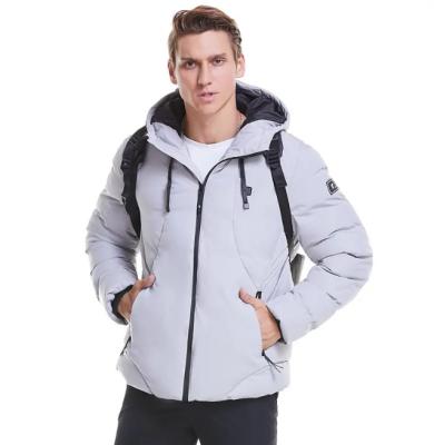 China Waterproof Rechargeable Battery Freely Chosen Heating Surface Classic Style Men Heated Jacket for sale