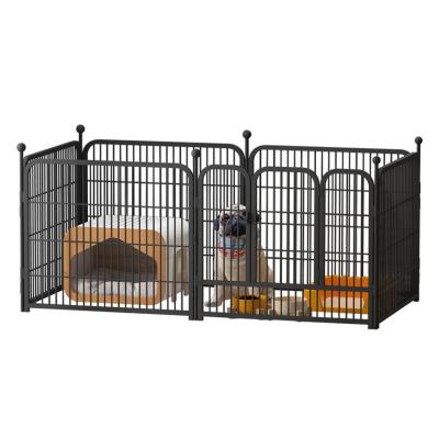 China Viable substantial metal fences120*60*6cm 6 piece rectangular exercise dog pen to play for sale