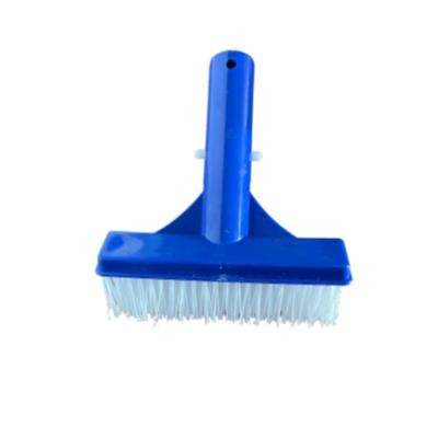 China Swimming Pool Equipment Accessories Durable Handle Pool Cleaning Plastic Cleaning Brush for sale