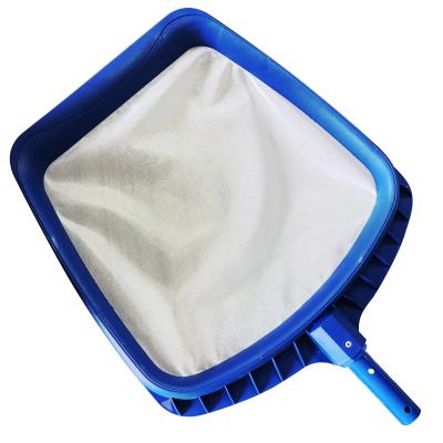 China Durable Plastic Leaf Skimmer Can Be Pool Leaf Rake Net White Leaf Customized Net Goods for sale