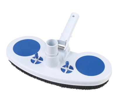 China Durable Blue And White Durable Clean ABS Vacuum Head Swimming Pool Vacuum Oval Head for sale