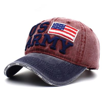 China XUAN YANG Fashion JOINT Men's Personality Men's Cotton Baseball Caps Embroidered Caps Washed for sale