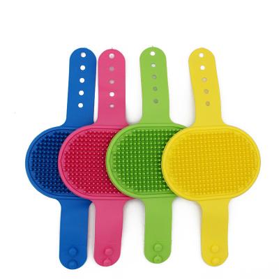 China Stored Pet Supplies Hair Remover Brush Dog Bath Message Pet Grooming Comb for sale