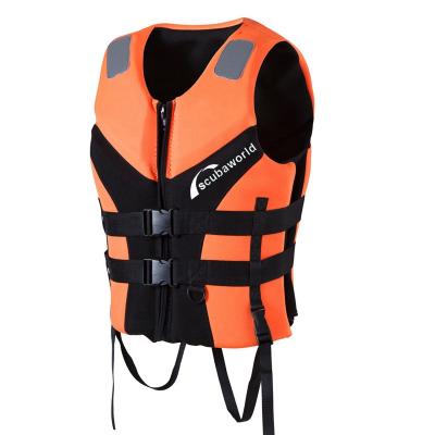 China Good Quality High Elasticity Customized Black Vest Lifesaving Swimming Vest High Elasticity for sale