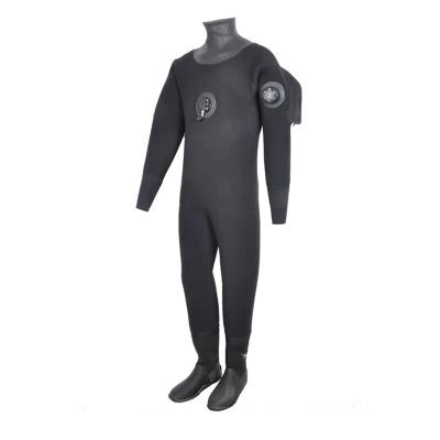 China 100% 7MM Neoprene Waterproof Wetsuit With Valve And Boots For Diving for sale