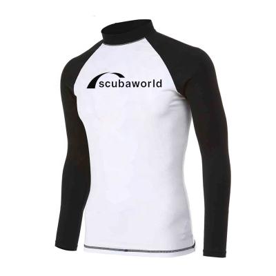 China Custom High Stretch Long Sleeve Rash Guard For Men Breathable for sale