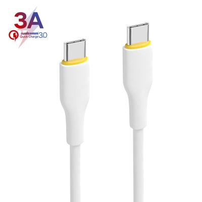 China MP3/MP4 player wholesale 3A fast charger usb c to type C PD fast charging cable for phone chargecable for sale