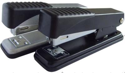 China Office Basic Supplies With 20 Sheets Paper Capacity Black Metal Office Stapler For 24/6 26/6 Staples for sale