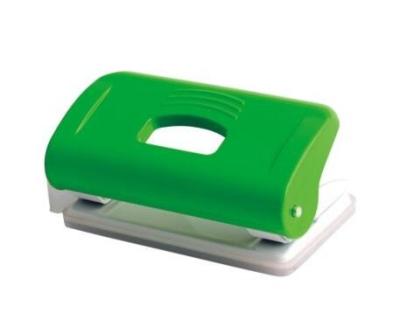 China Green Color 5.5 mm Hole 2 Holes Paper Punch for 10 Sheets Capacity for sale