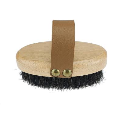 China All Natural Beauty Brush For Body Oil Brass Bath And Dry Exfoliating Cellulote Hair Nolyn Pin On Nylon Cleaning Brushes 100Boar for sale