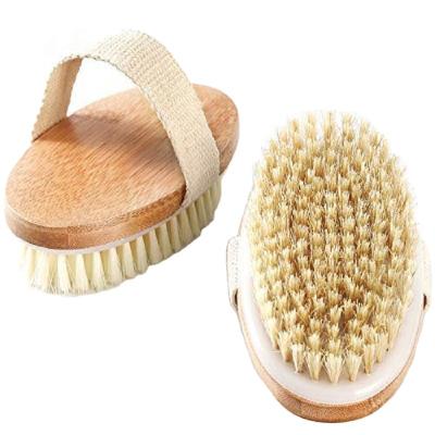 China Massage Brush Dry Bamboo Round Detangling Eco-Friendly Wet Natural Bamboo Bristle Brushes And Wooden Handle With Private Label Logo for sale