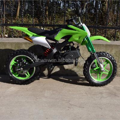 China Cheap Kids Gas Dirt Bike 49cc Kids Mini Gas Chopper Bikes For Sale Front-13inch; rear-14inch for sale