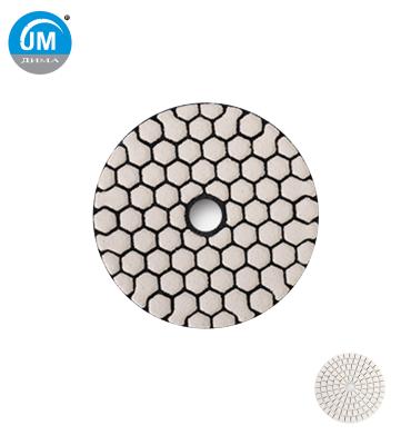 China Flexible Disc Grinding Wheel Resin Sanding Bond Diamond Polishing Dry Pad For Granite Marble Stone Quartz for sale