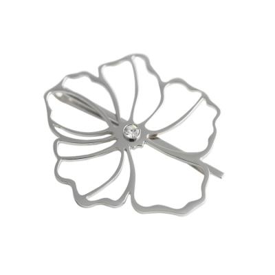 China Fashion Small Flower Strands Hair Clips Stainless Steel Hairpins For Girls Accessories for sale