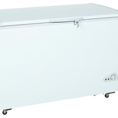 China BD-318Q Factory Price Eco-friendly Popular Commercial Horizontal Single Door Chest Freezer for sale