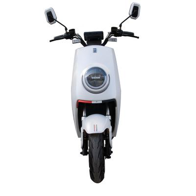 China High quality white leather electric motorcycle for sale