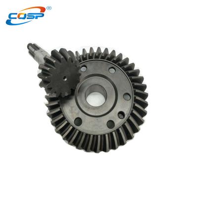 China Differential gear 11-37 of active and passive teeth of steel construction for sale