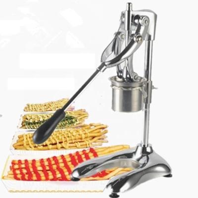 China Super Snacks Factory Stainless Steel 30cm Long French Fries Chips Press Extruder Makers for sale