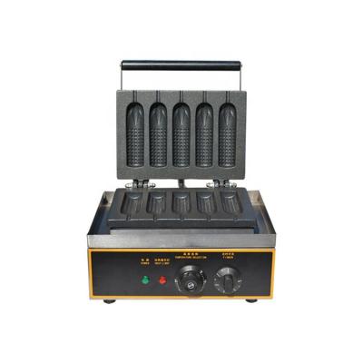 China Commercial electric hotel snack machine hot dog penis waffle maker dick waffle machine for sale