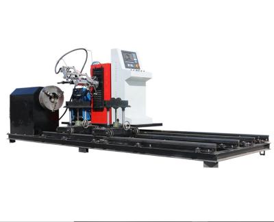 China Building Material Shops Industrial CNC Plasma Pipe Cutting And Beveling Machine for sale