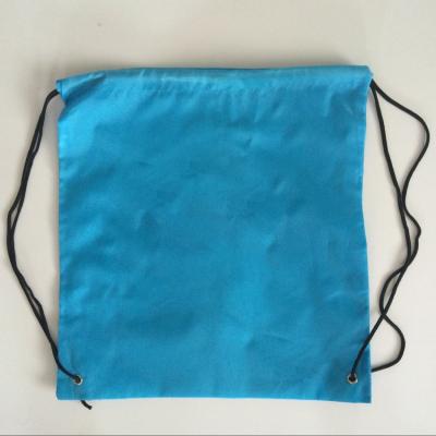 China Custom Printing Dustproof Shoe Bag Polyester Drawstring Shoe Bag for sale