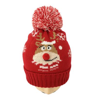 China 2021 Newest Design High Quality Custom COMMON Winter Hats Outdoor Warm Knitted Acrylic Beanie Hat With Pom Pom for sale