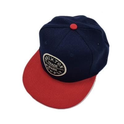 China JOINT Wholesale Simple Vintage 6 Panel Snapback Cap Custom Hat With Embroidery for sale