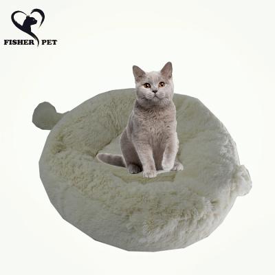 China Travel Cat Ear Mat Plush Pet Dog Bed Kennel Cat Nest Sofa Pet Product Accessories For Christmas 2021 Gifts for sale