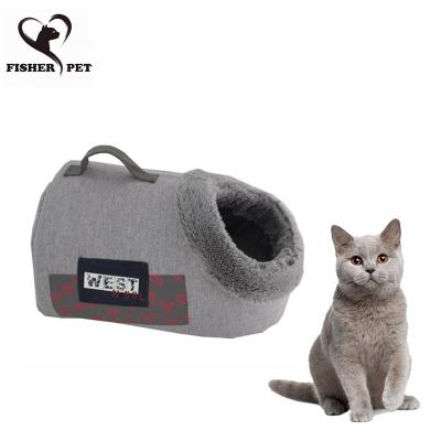 China Portable Nest House Cat Travel Pet Dog Bed Cushion Puppy Sleeping Bag Viable Outdoor Tent Design In 2021 New for sale