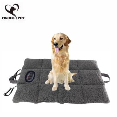 China Outdoor Travel Dog Bed Pet Mat Cat Sleeping Mats Cushion Soft Kennel Cushions for sale