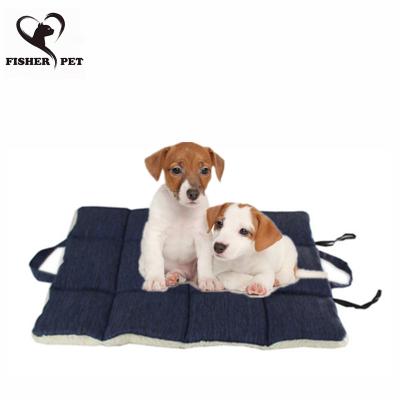 China Pet Cat Beds Blanket Mattress Cushion Sofa Kennel Warm Dog Bed Travel Soft Mat Sleeping Pad for sale